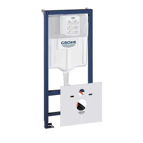 Grohe Rapid SL WC-element - inbouwreservoir - met wandbevestiging - 113cm - met geluidsisolatieset 0729205