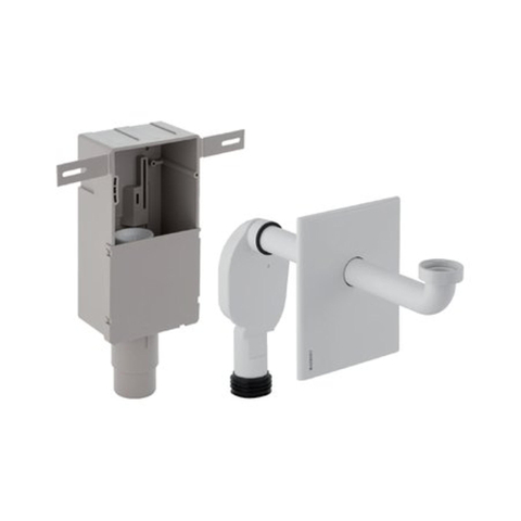 Geberit Uniflex siphon encastré en plastique avec boîtier d'encastrement mural 1 1/4 x32mm pour lavabo 7950185