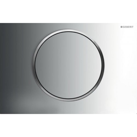 Geberit Sigma10 bedieningplaat met frontbediening voor toilet 24.6x16.4cm chroom 0730023