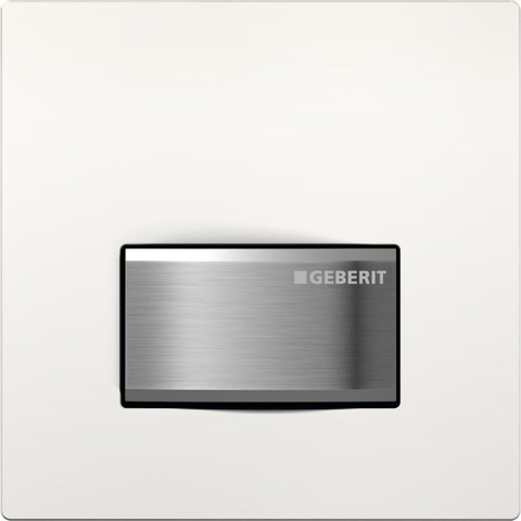 Geberit type 50 plaque de commande pour urinoir - pneumatique - boutons rectangulaires - blanc alpin 0730015