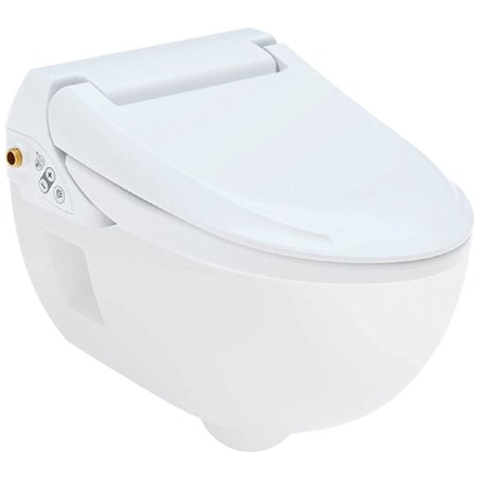 Geberit Aquaclean 4000 WC suspendu japonais sans bride Blanc brillant GA33294