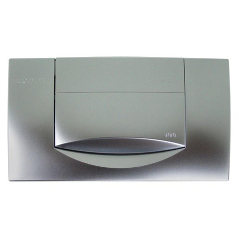 Geberit Jazzline 200F bedieningplaat - met frontbediening - voor toilet - 34x18.5cm - mat chroom GA75810
