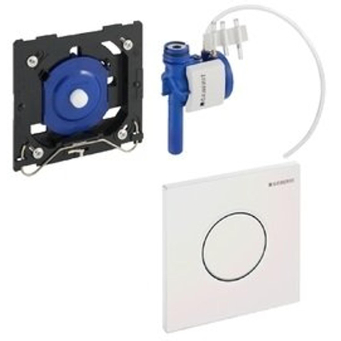 Geberit Type01 urinioir bedieningsplaat - pneumatisch - ronde knop - glans chroom 0700531