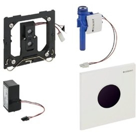 Geberit Type01 urinioir bedieningsplaat - 230V- rond - wit 0700533