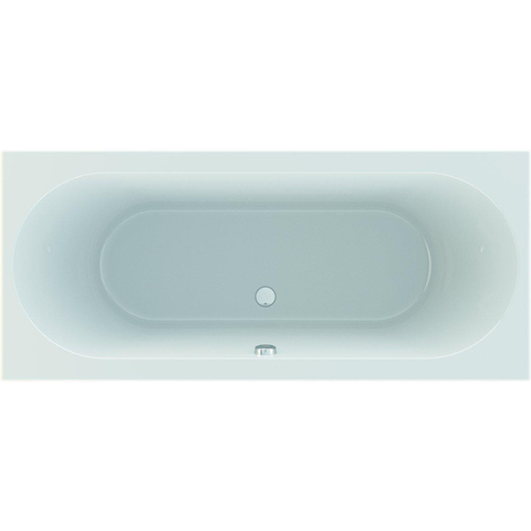 WaveDesign by Wisa Leto Baignoire îlot 190x90x50cm 52cm rectangulaire Acrylique Blanc SW115573