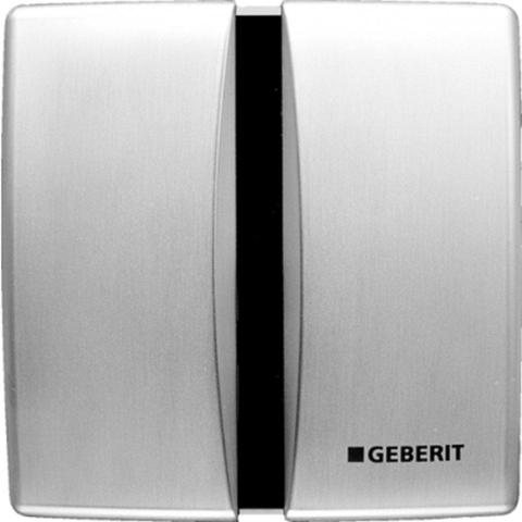 Geberit Urinoir Basic stuursysteem batterijvoeding - 16x16cm - met infrarood - voor frontbediening - alpien wit 0730059