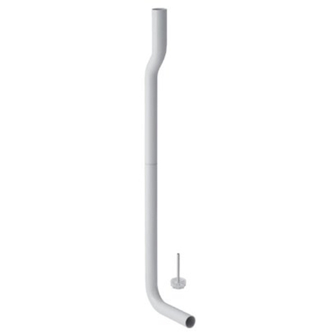 Geberit spoelbocht - voor halfhoge opstelling - L - 103x22cm - D - 50x45mm - wit 0711780