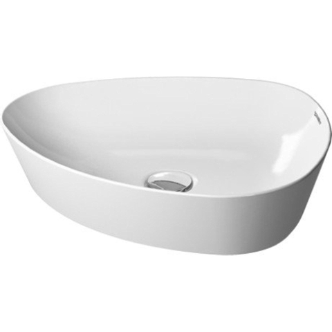 Duravit Cape cod Opzetwastafel - 40.5x50cm - zonder kraangat - zonder overloop - glans wit 0293441