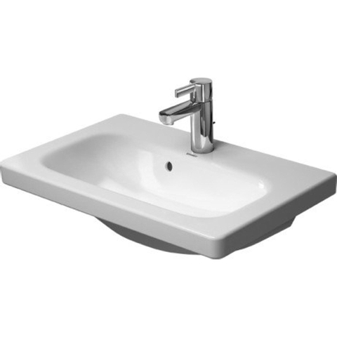 Duravit Durastyle lavabo - 63.5x40x17cm - rectangulaire - simple vasque - 1 trou - blanc SW88233
