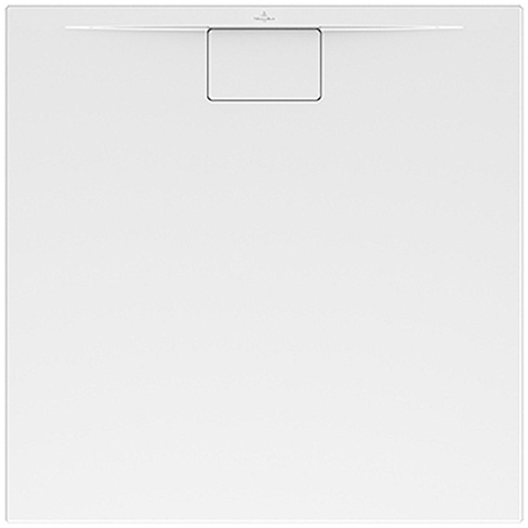 Villeroy & Boch Architectura Metalrim douchebak acryl vierkant - 90x90x4.8cm - White Alpine (glans wit) 1024772