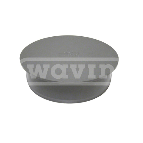 WavinWadalpvc kap spie-eind110mmgrijs 2101718