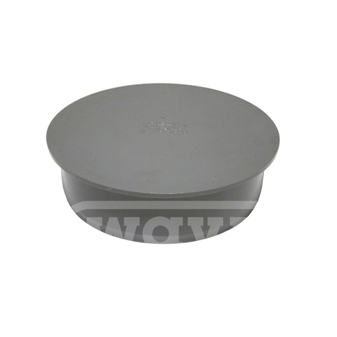 Wavin PVC afsluitkap voor buis 80mm 2102056