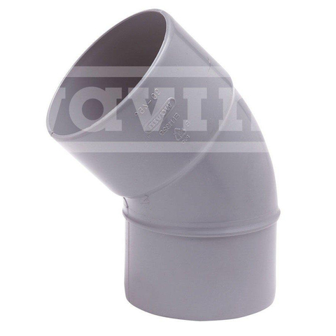 Wavin PVC lijm bocht 45° mof/spie 32mm 2101610