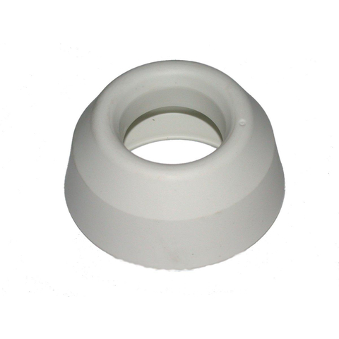 De Beer Mulet valpijpverbinding - 44x48mm - wit 0730114