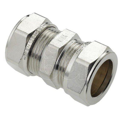Bonfix vernikkelde knelkoppeling 15mm gastec / kiwa 8911274