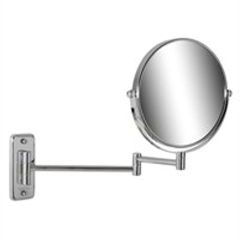 Geesa Mirror Collection make-upspiegel – rond Ø20 cm – zonder verlichting – 5x vergrotend, 2-armig – Chroom 0653440