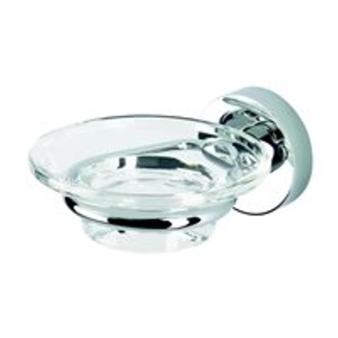 Geesa Luna porte-savon avec coupelle chrome 0653160