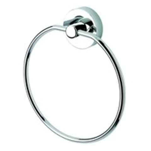 Geesa Luna anneau porte-serviettes chromé 0653179