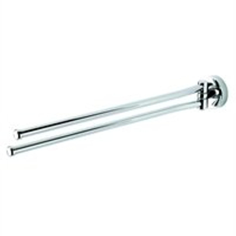Geesa Luna 2 lids porte-serviettes 43,5cm chrome 0653187