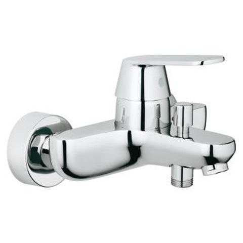 Grohe Eurosmart Cosmopolitan Badkraan - met omstel - met koppelingen - chroom 0437348