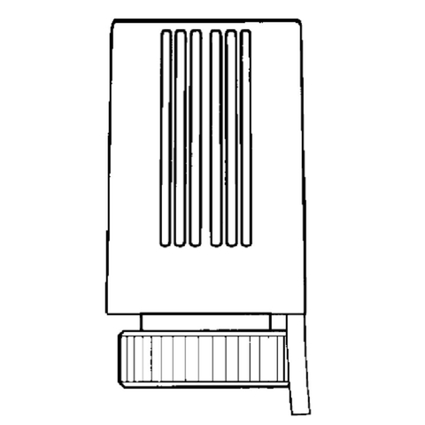 Heimeier Elektro thermische stelaandrijving 24 V met eindcontact 7502184