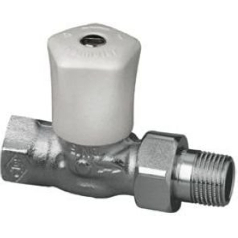 Heimeier robinet de radiateur mikrotherm 1/2 droit acier inoxydable 1,61 avec h 7501412