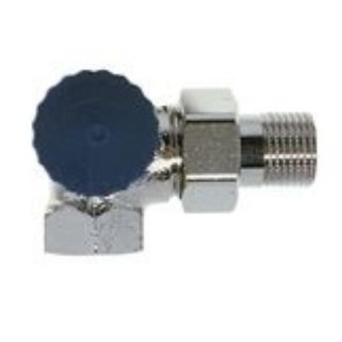 Heimeier Robinet d’arrêt thermostatique pour radiateur 1/2 double équerre LI Kvs 1,85 m3 h faible résistance 7502044