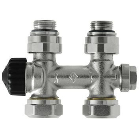 Heimeier multilux 2 tuyaux 1/2 50 avec droits pour radiateur bi.dr. 1602238