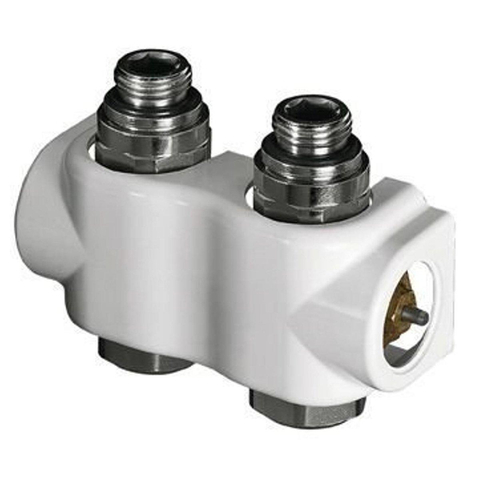 Heimeier multilux 2 tuyaux 1/2 50 avec droits pour radiateur bi.dr. 1602238