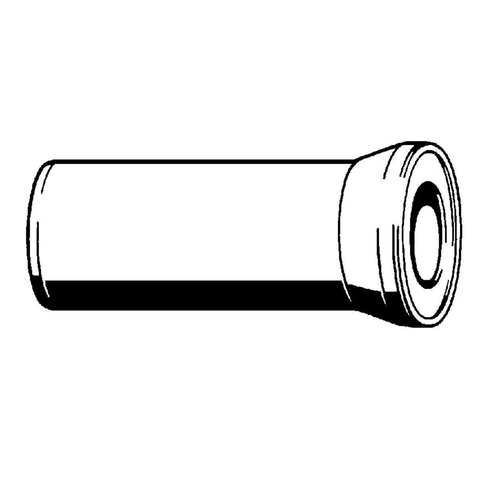 Viega raccord de cuvette droit 110x400mm blanc GA75469