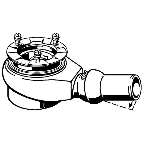 Viega Tempoplex Garniture de base 90 mm blanc GA78660