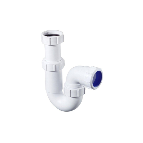 McAlpine Siphon tubulaire en plastique siphon tubulaire modèle P avec certificat komo 6/4 x40mm 0520624