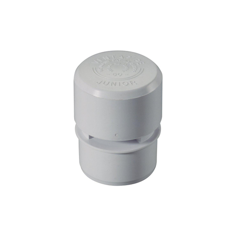 Mcalpine ventapipe jr aérateur d'appareil avec anneau réducteur 50mm blanc 0520162