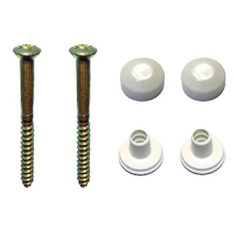 De Beer set de fixation combi bec croix 6x60mm blanc galvanisé GA76243