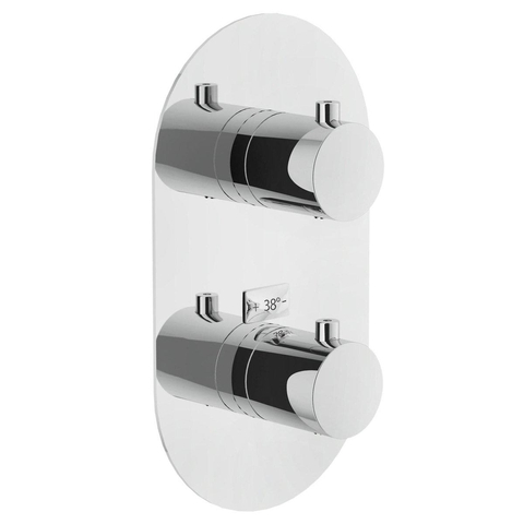 Royal Plaza Nino Robinet de douche thermostatique encastrable 2 voies chrome GA83391