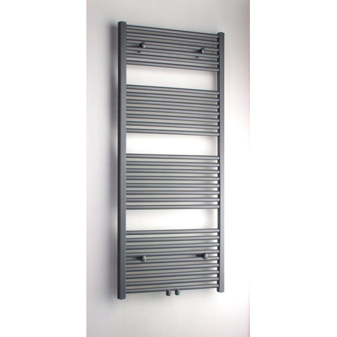 Royal Plaza Sorbus r radiator 50x140 496w recht met midden aansluiting grijs metallic SHOWROOMMODEL SHOW25875
