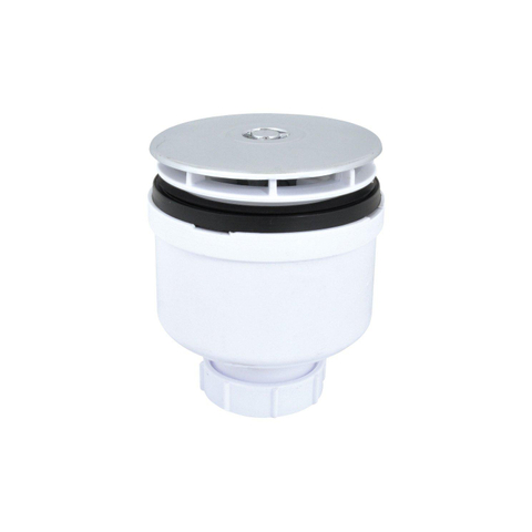 McAlpine ST douchebakafvoer compleet voor douchebak met gat 90mm - verticale afvoer 50mm - hoog 105mm - chroom 0520112