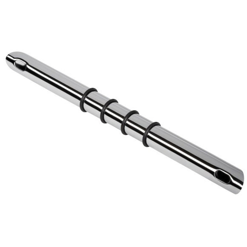 Geesa Hotel Repose-pieds pour angle de douche encastré Chrome GA14963