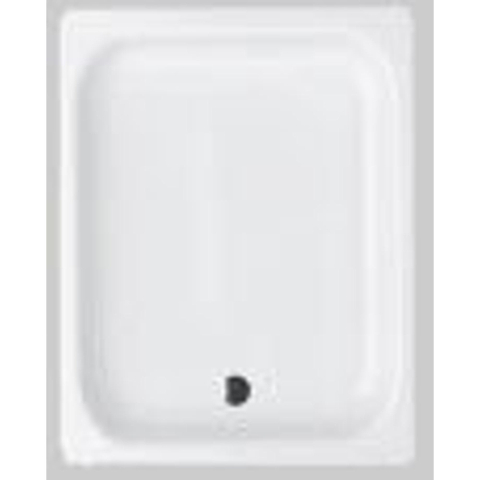 Bette Extra Vlak receveur de douche en tôle d'acier rectangulaire 110x90x6.5cm blanc 0530211
