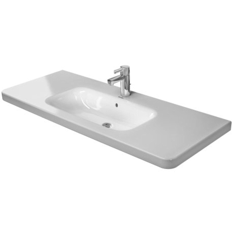 Duravit Durastyle Meubelwastafel - 120x48cm - met 1 kraangat - met overloop - wit SW54153