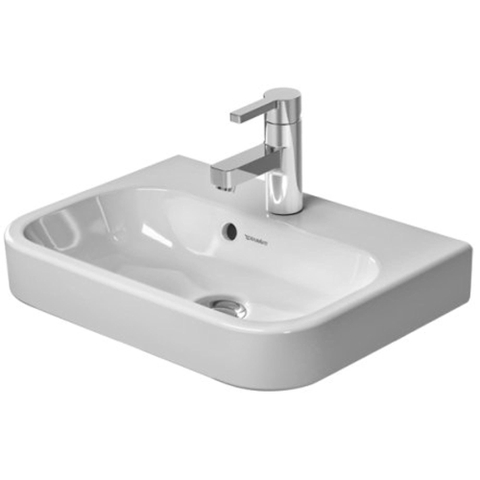 Duravit Happy D.2 Meubelfontein - met overloop - met kraangat - 50x36cm - wit SW54282