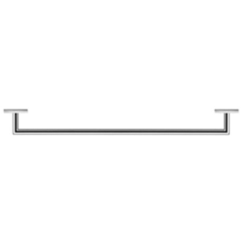 Duravit Karree Handdoekhouder - 70x668x35mm - hoogglans chroom SW55124