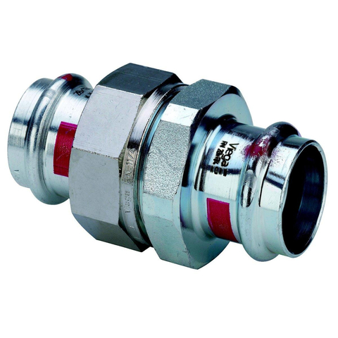 Viega Prestabo Raccord droit 3 pièces 1160 35 mm galvanisé GA19789
