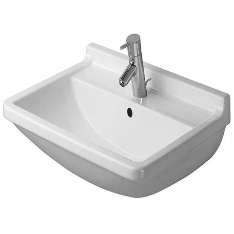 Duravit Starck 3 Philippe Starck - 3 wastafel - 55x43cm - wit 0312509