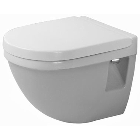 Duravit Starck 3 Wandcloset - 48.5x36cm - diepspoel - zonder zitting - compact - glans wit 0314161