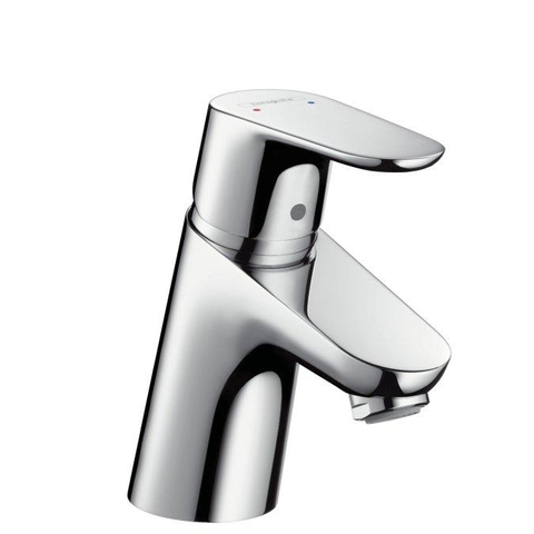 Hansgrohe Focus E2 wastafelkraan - met waste - hoogglans chroom 0450760