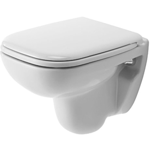 Duravit D-Code Compact hangtoilet – compact – diepte 35 x 48 cm – glans wit 0315126