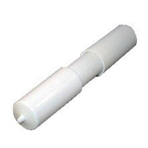 De Beer Closetrolhouder Inzet Met Veer Wit GA29904