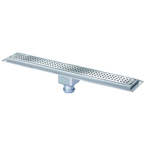 Van den Berg caniveau de douche standard en acier inoxydable 70cm avec sortie verticale 2300319