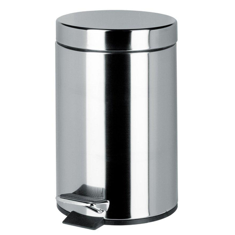 Geesa Hotel Poubelle à pédale autoportante 5 litres Chrome GA56532